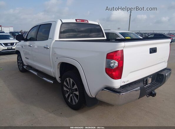 5TFFY5F10JX229447 2018 TOYOTA TUNDRA White Trasero izquierdo