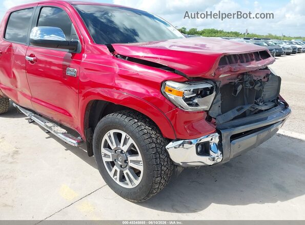 5TFGY5F14MX279440 2021 TOYOTA TUNDRA Red Vista frontal