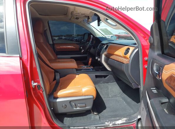 5TFGY5F14MX279440 2021 TOYOTA TUNDRA Red Vista interior delantera