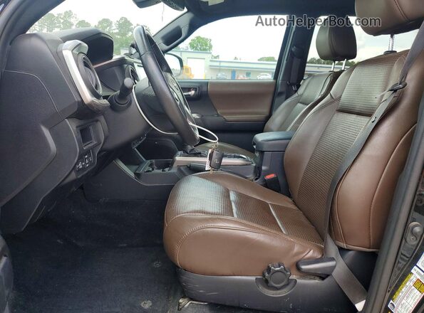 5TFGZ5AN8KX175358 2019 TOYOTA TACOMA Черный Вид салона спереди