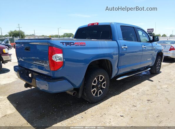 5TFHW5F12JX774838 2018 TOYOTA TUNDRA Light Blue Rear right