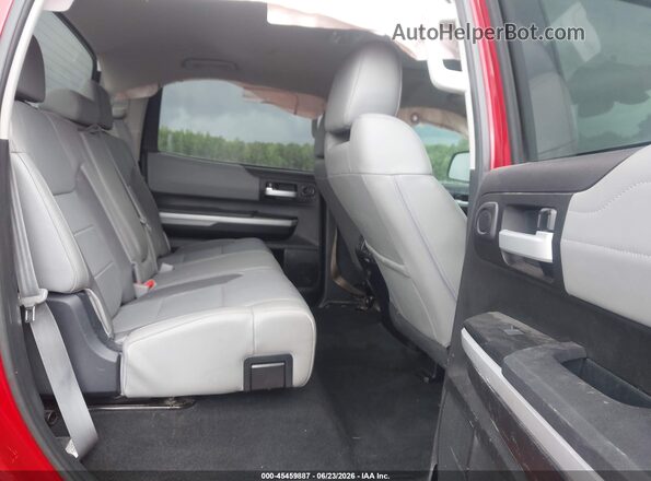 5TFHW5F13JX733795 2018 TOYOTA TUNDRA Red Vista de la etiqueta del VIN