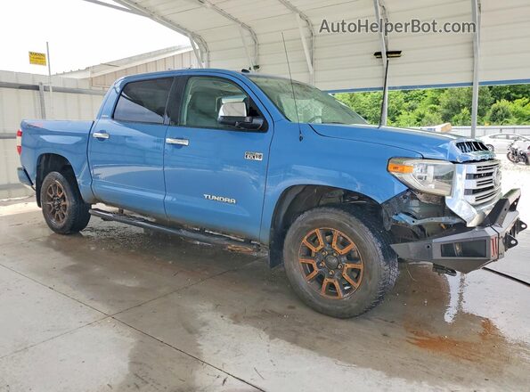 5TFHW5F19JX714894 2018 TOYOTA TUNDRA Blue Передня права чверть