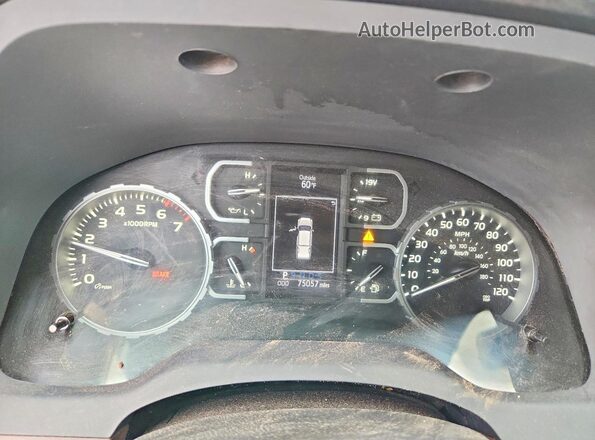 5TFHY5F12KX821698 2019 TOYOTA TUNDRA Charcoal Vista del cuadro de instrumentos
