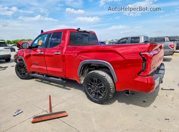5TFJA5DA9PX087688 2023 TOYOTA TUNDRA Red Задня ліва чверть