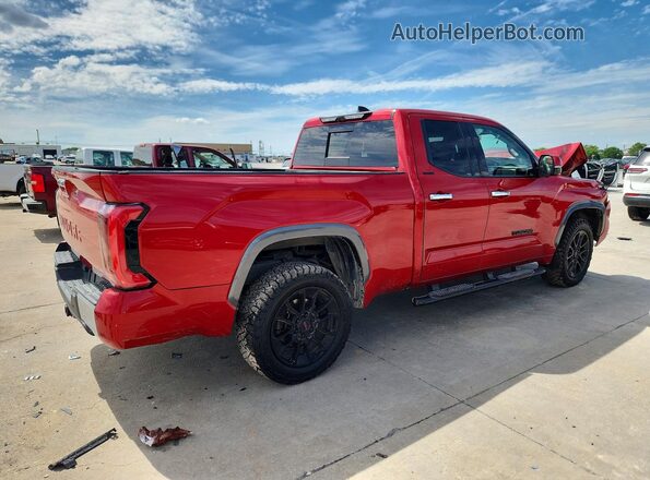 5TFJA5DA9PX087688 2023 TOYOTA TUNDRA Red Задня права чверть