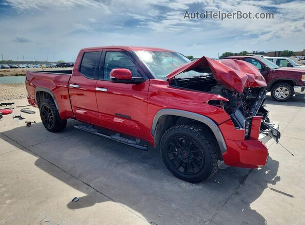 5TFJA5DA9PX087688 2023 TOYOTA TUNDRA Red Передня права чверть