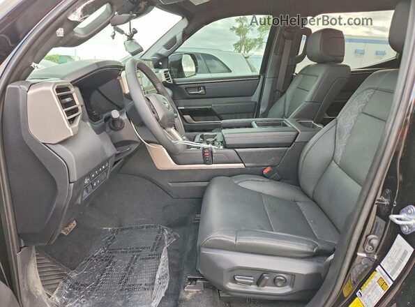 5TFJA5DB2SX324748 2025 TOYOTA TUNDRA Black Front interior view