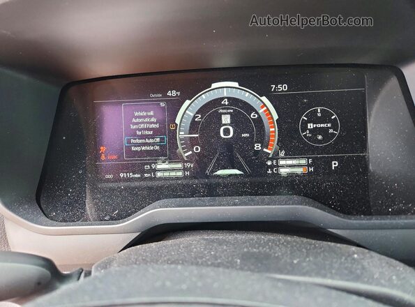 5TFJA5DB2SX324748 2025 TOYOTA TUNDRA Black Instrument cluster view