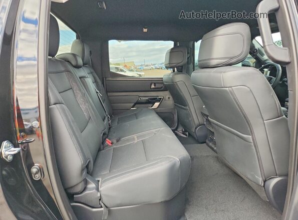 5TFJA5DB2SX324748 2025 TOYOTA TUNDRA Black Rear seats view