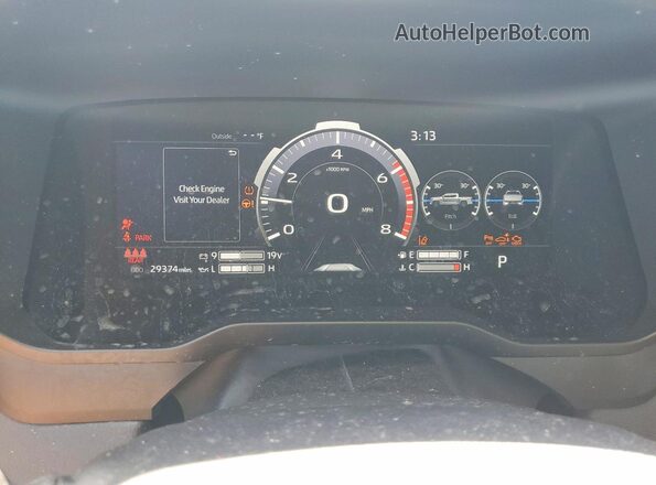 5TFJA5DB3RX203334 2024 TOYOTA TUNDRA Brown Instrument cluster view