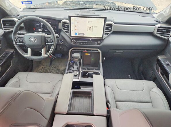 5TFJA5EC0RX023882 2024 TOYOTA TUNDRA Gray Առջևի վահանակի տեսք