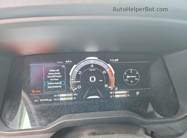 5TFJA5EC0RX023882 2024 TOYOTA TUNDRA Gray Սարքավորումների վահանակի տեսք