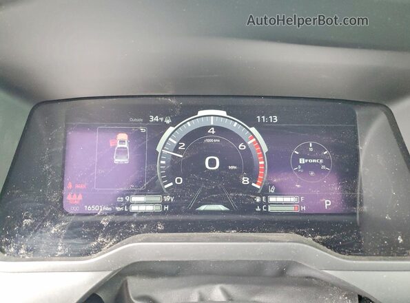 5TFJA5EC6SX037856 2025 TOYOTA TUNDRA Red Instrument cluster view