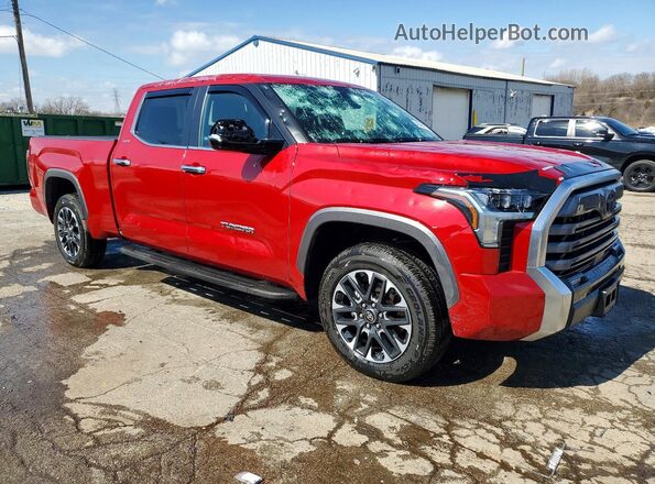 5TFJA5EC6SX037856 2025 TOYOTA TUNDRA Red Front right
