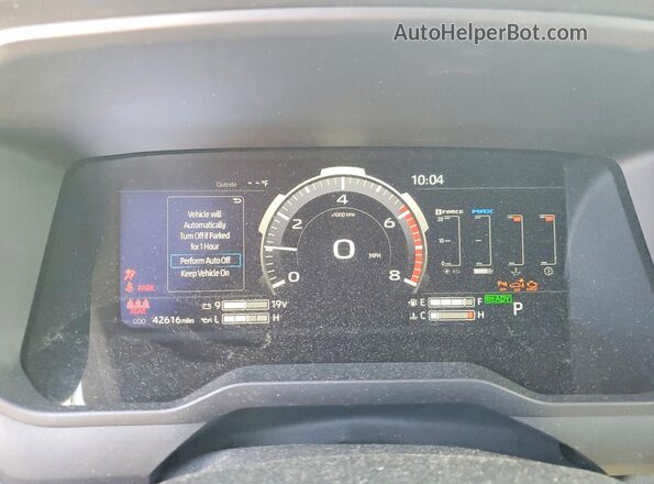 5TFJC5DB0RX064211 2024 TOYOTA TUNDRA Charcoal Instrument cluster view