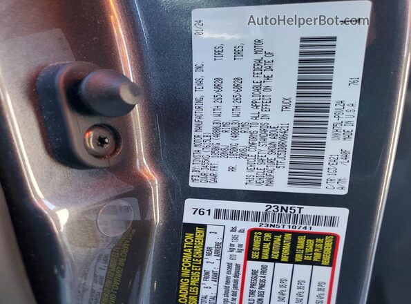 5TFJC5DB0RX064211 2024 TOYOTA TUNDRA Charcoal Engine compartment view