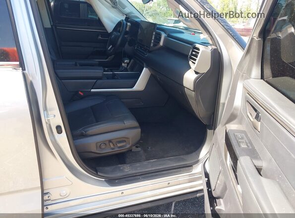 5TFJC5DB4PX038515 2023 TOYOTA TUNDRA HYBRID Gray Widok wnętrza z przodu