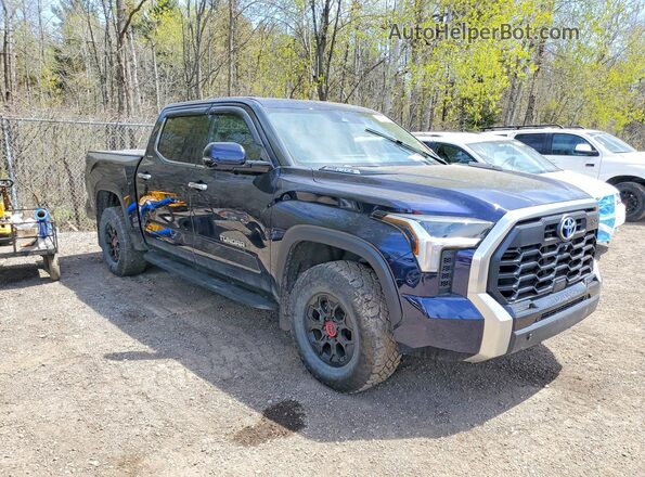 5TFJC5DB5NX006198 2022 TOYOTA TUNDRA Blue Przód prawy