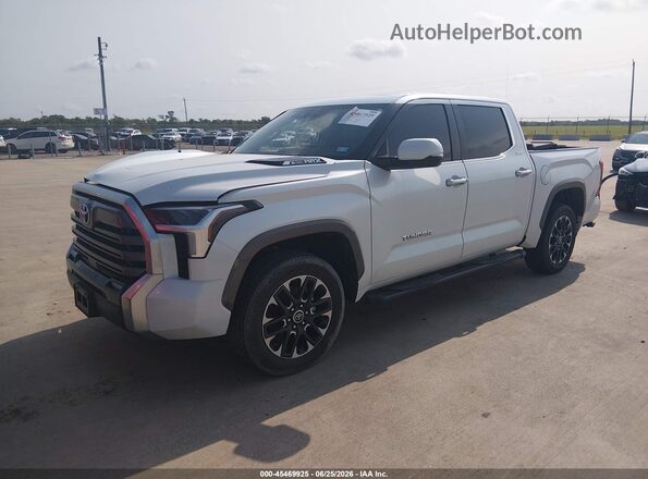 5TFJC5DB6RX065542 2024 TOYOTA TUNDRA HYBRID White Առջևի ձախ երեք քառորդ տեսարան