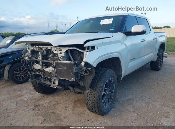 5TFJC5DBXPX034694 2023 TOYOTA TUNDRA HYBRID Белый Передняя левая четверть