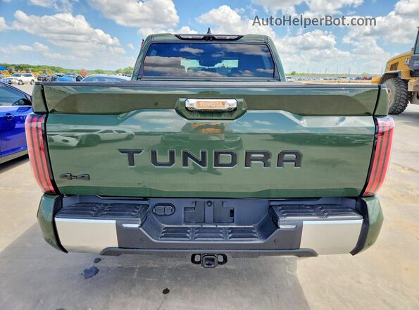 5TFJC5DBXPX039362 2023 TOYOTA TUNDRA Green Вид ззаду