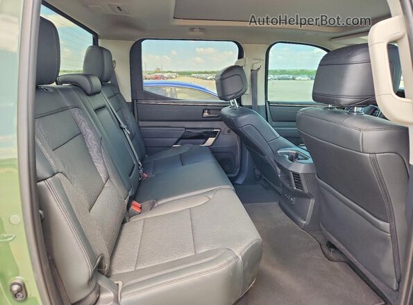 5TFJC5DBXPX039362 2023 TOYOTA TUNDRA Green Вид задніх сидінь