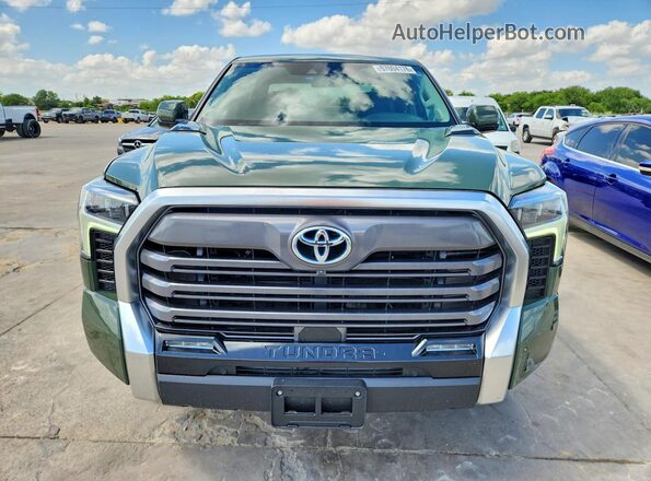 5TFJC5DBXPX039362 2023 TOYOTA TUNDRA Green Вид спереду
