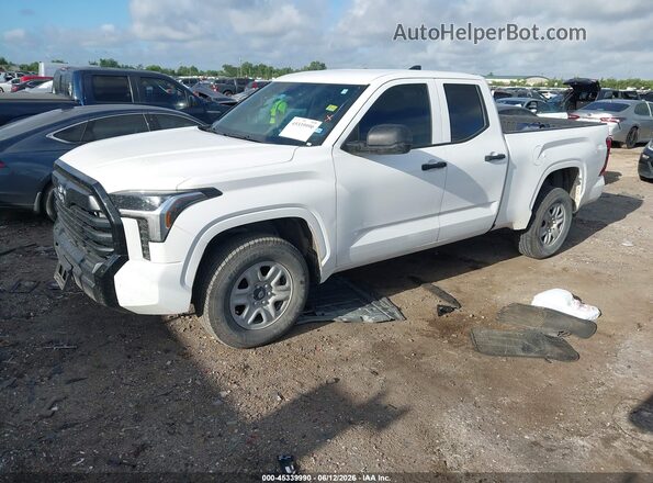 5TFKB5DA0SX267104 2025 TOYOTA TUNDRA White Առջևի ձախ երեք քառորդ տեսարան