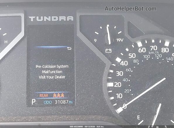 5TFKB5DA0SX267104 2025 TOYOTA TUNDRA White Հետևի նստատեղերի տեսք