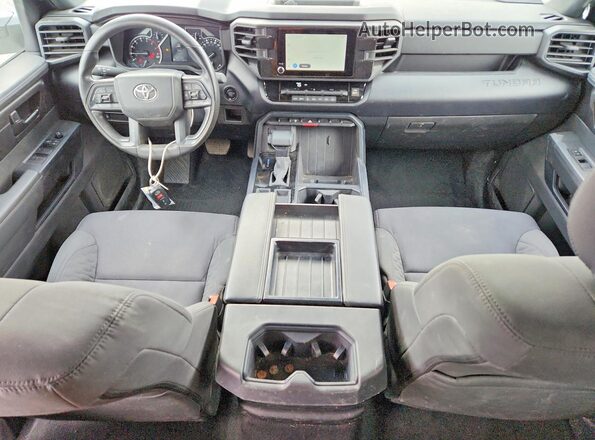 5TFKB5DA7SX267942 2025 TOYOTA TUNDRA White Առջևի վահանակի տեսք