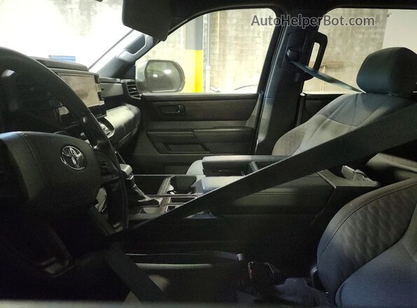 5TFKB5DB0SX288737 2025 TOYOTA TUNDRA Black Vista interior delantera