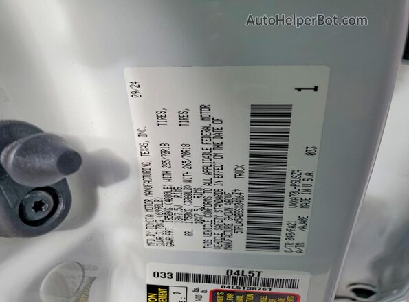 5TFLA5AB9SX041647 2025 TOYOTA TUNDRA White Вид підкапотного простору