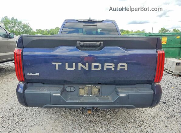 5TFLA5DA4NX020227 2022 TOYOTA TUNDRA Blue Вид ззаду