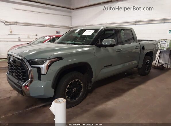 5TFLA5DB0NX033615 2022 TOYOTA TUNDRA Зеленый Передняя левая четверть