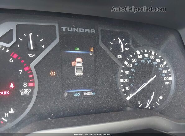 5TFLA5DB1RX203485 2024 TOYOTA TUNDRA Gray უკანა სავარძლების ხედი