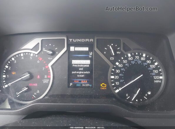 5TFLA5DB2PX102968 2023 TOYOTA TUNDRA Black Вид задніх сидінь