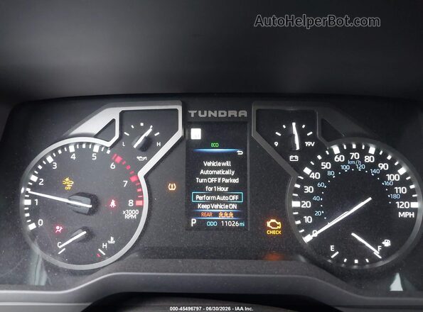 5TFLA5DB4TX356501 2026 TOYOTA TUNDRA Gray Vista de los asientos traseros