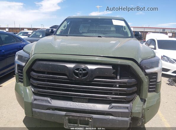 5TFLA5DB5NX042441 2022 TOYOTA TUNDRA Зеленый Вид задней части салона
