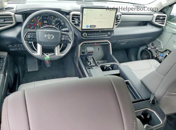 5TFLA5DB6RX181533 2024 TOYOTA TUNDRA Gray Dashboard view