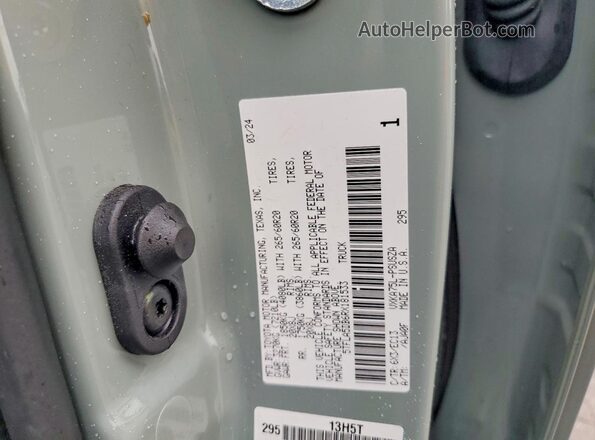 5TFLA5DB6RX181533 2024 TOYOTA TUNDRA Gray VIN sticker view