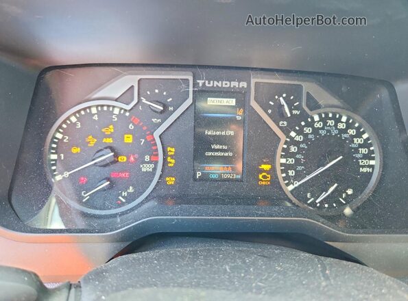 5TFLA5DB6SX291312 2025 TOYOTA TUNDRA Teal Widok zestawu wskaźników