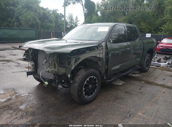 5TFLA5DB8NX049092 2022 TOYOTA TUNDRA Green Առջևի ձախ երեք քառորդ տեսարան