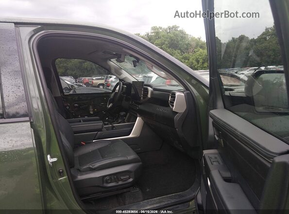 5TFLA5DB8NX049092 2022 TOYOTA TUNDRA Green Սալոնի դիմացի տեսք