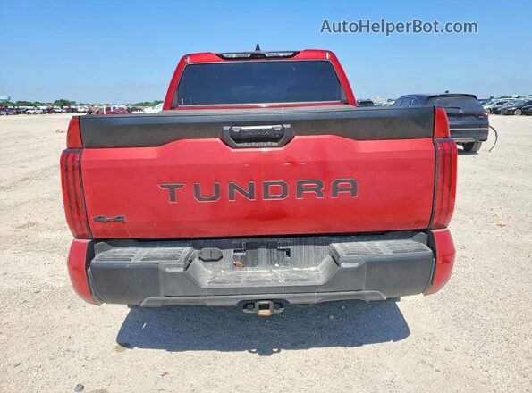 5TFLA5DB9NX048467 2022 TOYOTA TUNDRA Red Widok z tyłu
