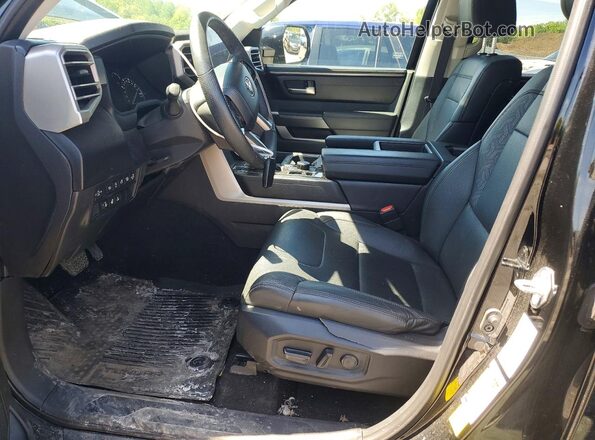 5TFLA5EC1RX027271 2024 TOYOTA TUNDRA Black Widok wnętrza z przodu