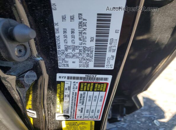 5TFLA5EC1RX027271 2024 TOYOTA TUNDRA Black Widok naklejki z numerem VIN