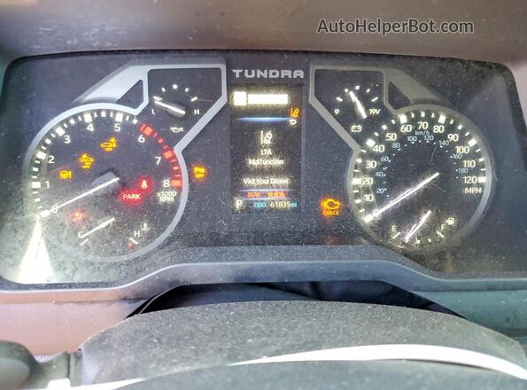 5TFLA5EC4NX003282 2022 TOYOTA TUNDRA Blue Vista del cuadro de instrumentos