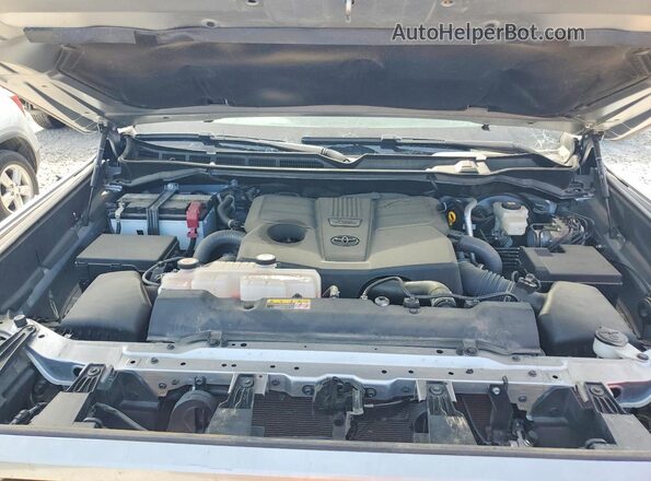 5TFLA5EC6NX001064 2022 TOYOTA TUNDRA Серебряный Вид задней части салона