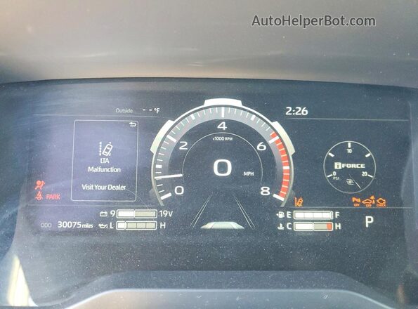 5TFMA5DB1NX042697 2022 TOYOTA TUNDRA Белый Вид щитка приборов